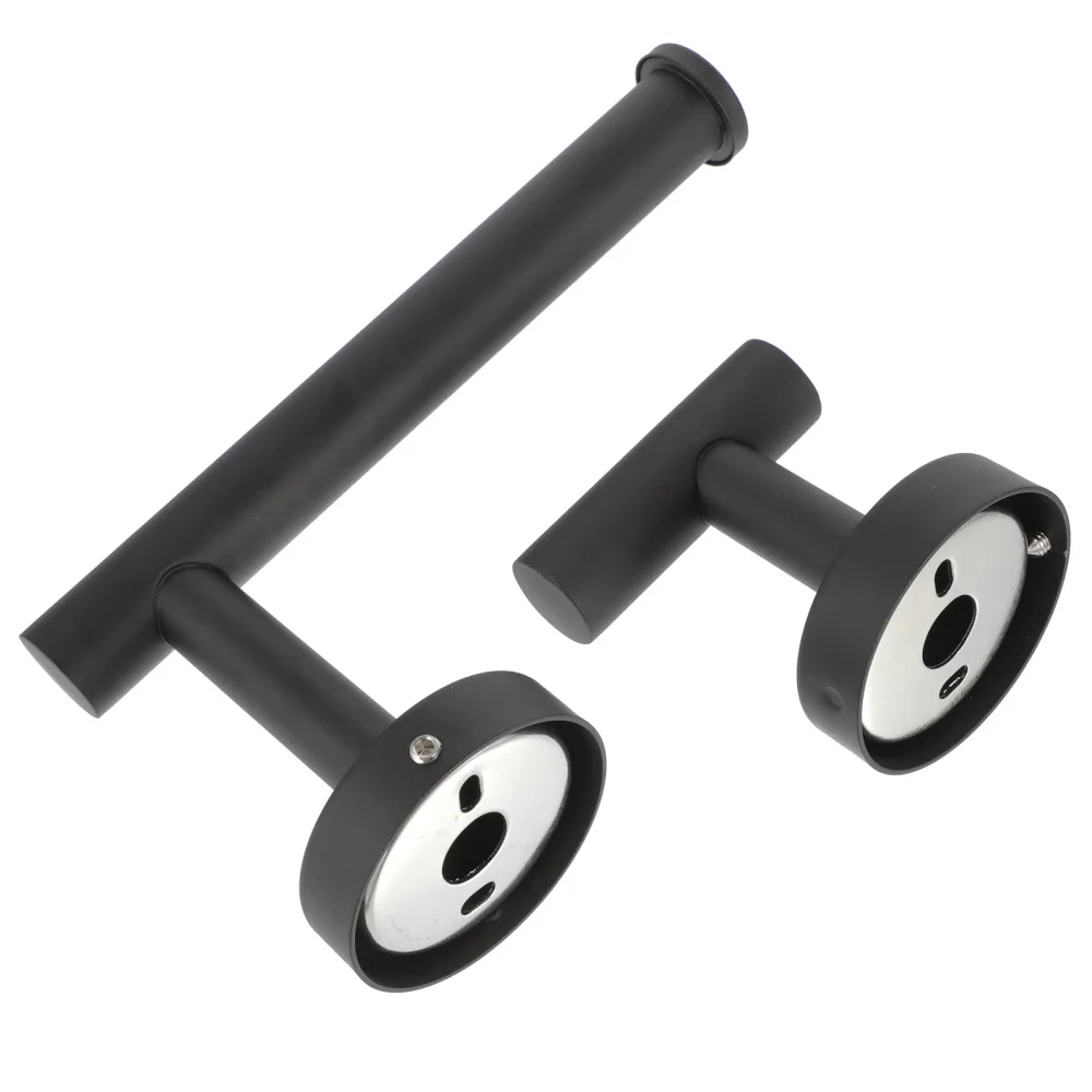 

2pcs Toilet Roll Holder Towel Rack Stainless Steel Bathroom Towel Holder
