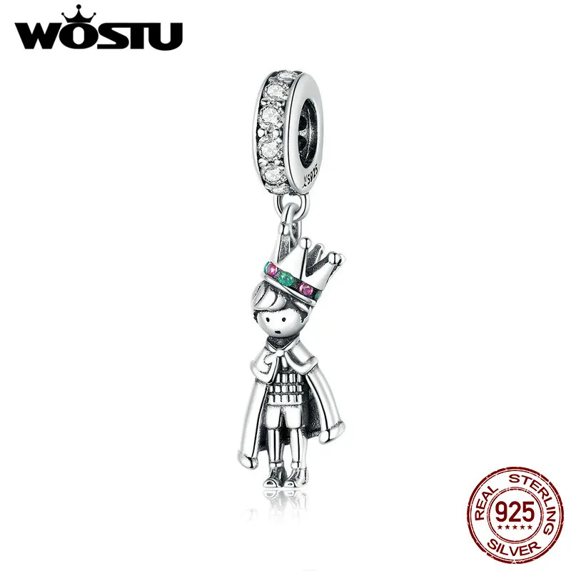 Wostu 2020 принц моря подвеска окисленные подвески для оригинального браслета или