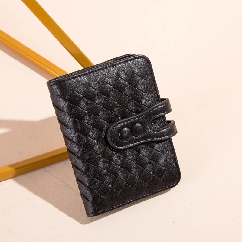 Мужской кошелек BISON DENIM из натуральной воловьей кожи с отделением для кредитных