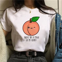 2021 fruit printed clothing kawaii graphic womens top tshirt female t shirt ladies clothes streetwear top