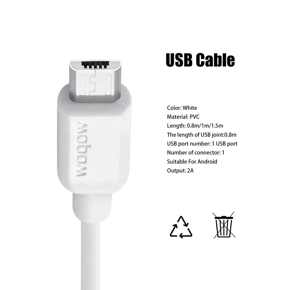 WOPOW LC503 Универсальная линия передачи данных для планшета Android USB2.0 кабель быстрой
