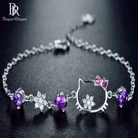 bague ringen 925 silver cat shape bracelet for women 2 colors choice silver 925 jewelry fashionable lovely cute student gift