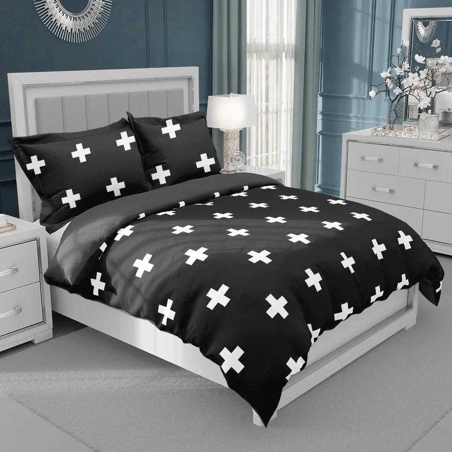 Роскошный современный простой комплект постельного белья с пододеяльником и