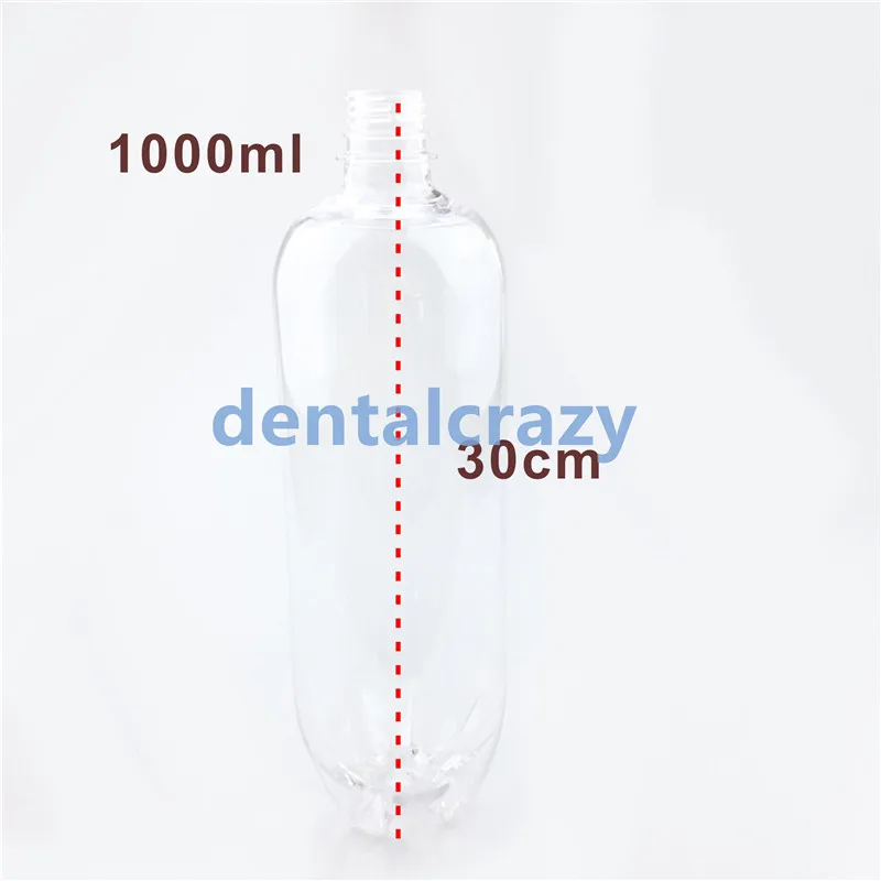 Прозрачная пластиковая бутылка для воды крышка стоматологической бутылки 1000 мл