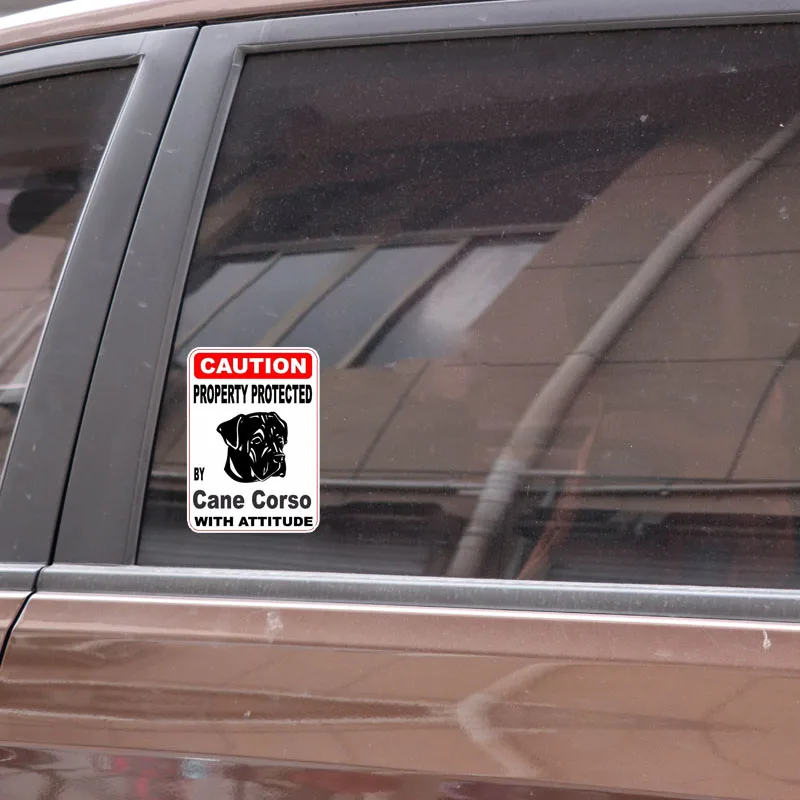 Автомобильные стикеры Aliauto внимание защита прав автомобиля от трости Корсо