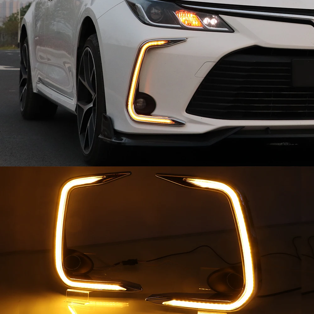 CSCSNL 2 шт. для Toyota Corolla 2019 2020 2021 поворотное желтое реле сигнала Водонепроницаемая 12