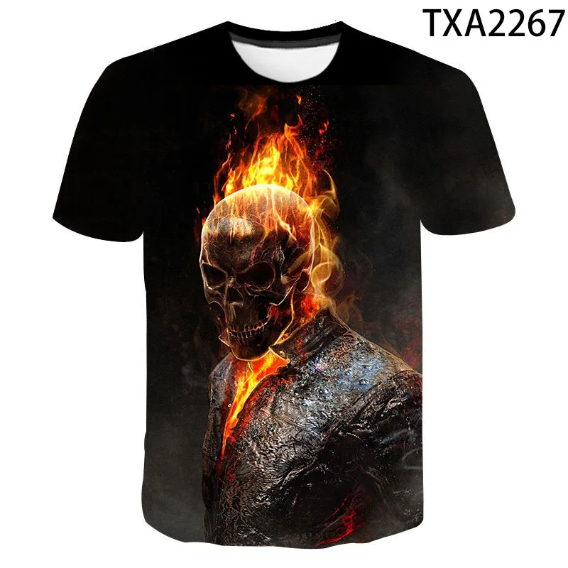 

2021 summer new 3D printed T-shirt men's and women's casual O-neck printed T-shirt hip-hop short sleeves