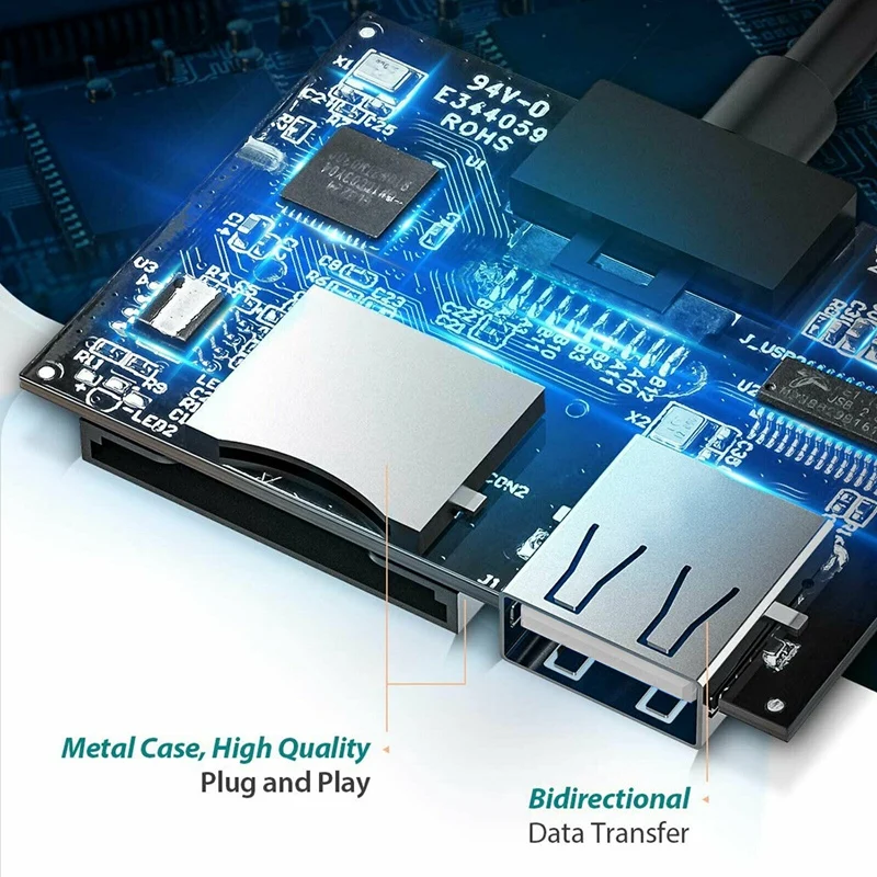 3 в 1 устройство для чтения карт памяти Type C USB на 2 0 Micro-SD TF OTG хаб адаптер конвертер