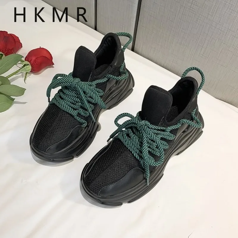 

Женские кроссовки на платформе, удобные дышащие белые кроссовки на плоской подошве, Повседневная модная обувь на осень 2020