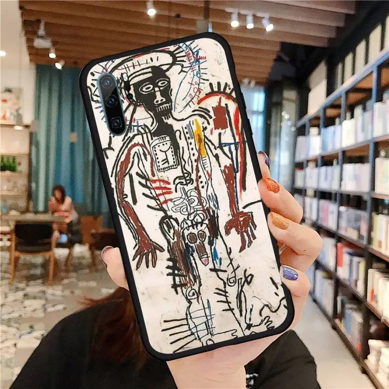 

Art Graffiti abstract painting Phone Case For Huawei honor Mate P 9 10 20 30 40 Pro 10i 7 8 a x Lite nova 5t Soft silicone funda