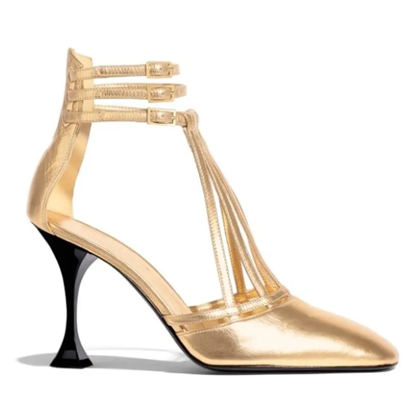 2019 летние женские сандалии гладиаторы с Т образным ремешком кожаные туфли