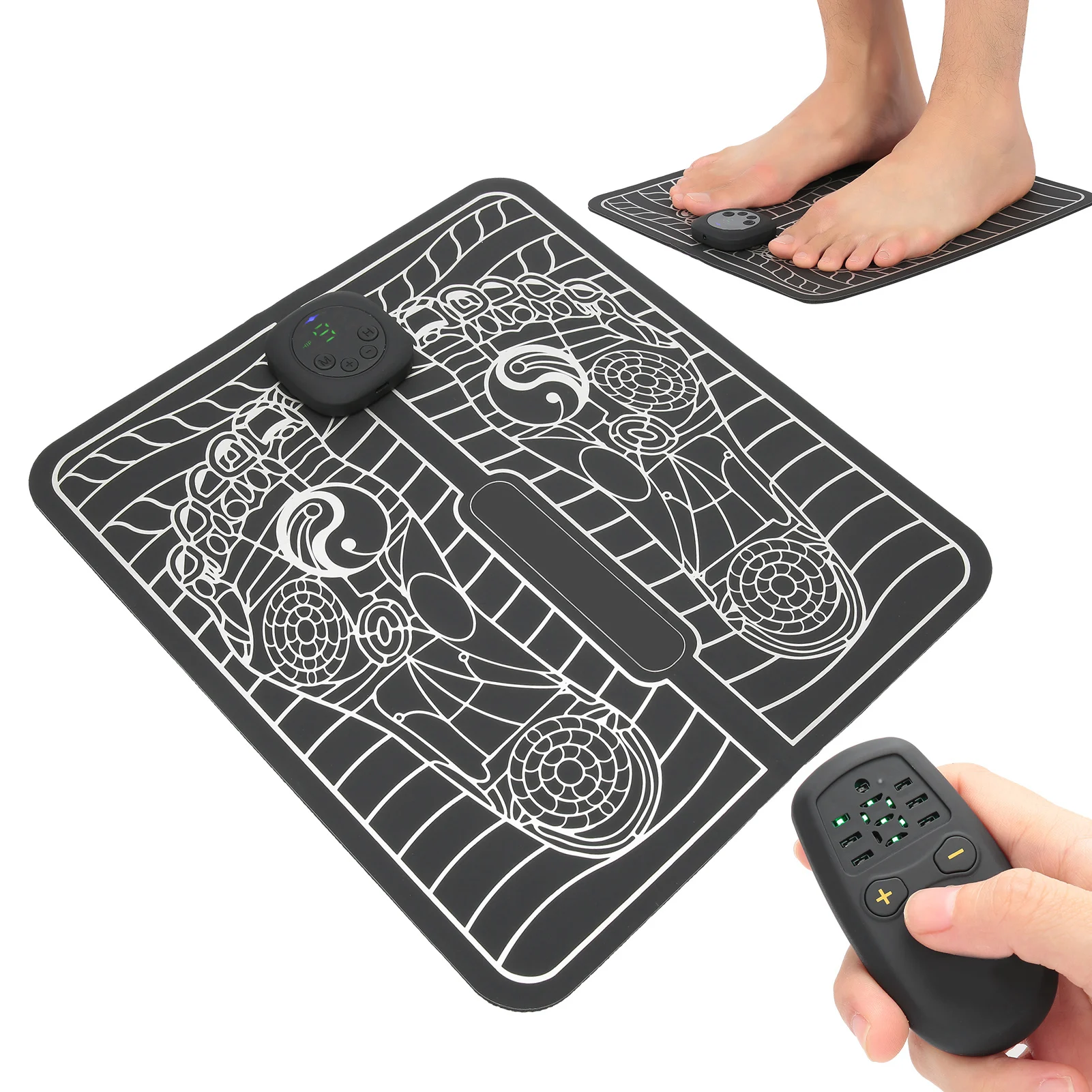 

Электрический массажер для ног с USB и ЖК-дисплеем