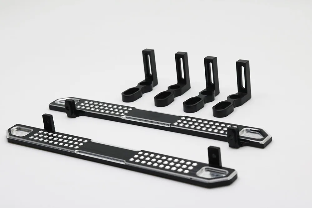 2 шт. боковая педаль металлический шаг противоскользящая пластина для TRAXXAS Trx 4 TRX4