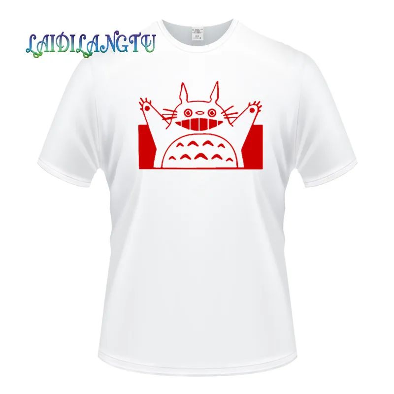 Новинка 2019 модная мужская футболка My Neighbor Totoro одежда с коротким рукавом