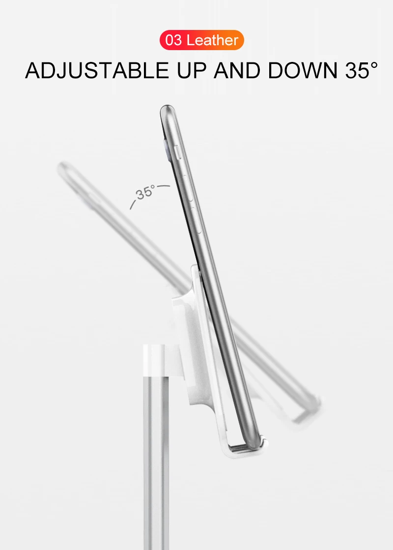 Мобильный телефон регулируемая настольная подставка алюминиевый настольный