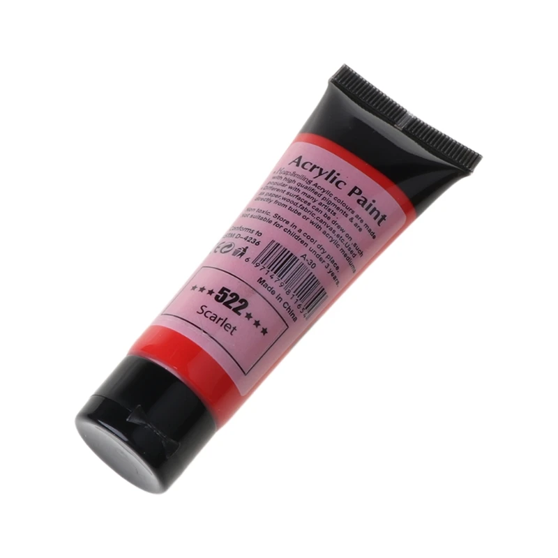 

6 Colors 30ml Professional Acrylic Paint Set Drawing Painting Pigment Wall Hand-painted for Kids DIY wholesales