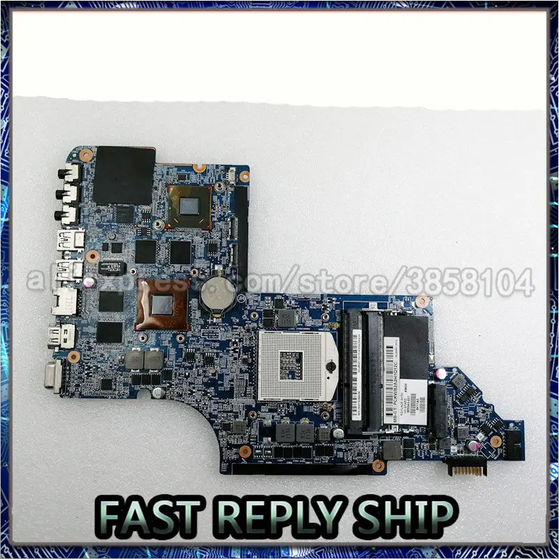 

SHELI Laptop Motherboard For hp DV6 DV6-6000 665343-001 DDR3 HM65 HD6700M 1G 216-0810001 notebook pc mainboard 100% fully tested