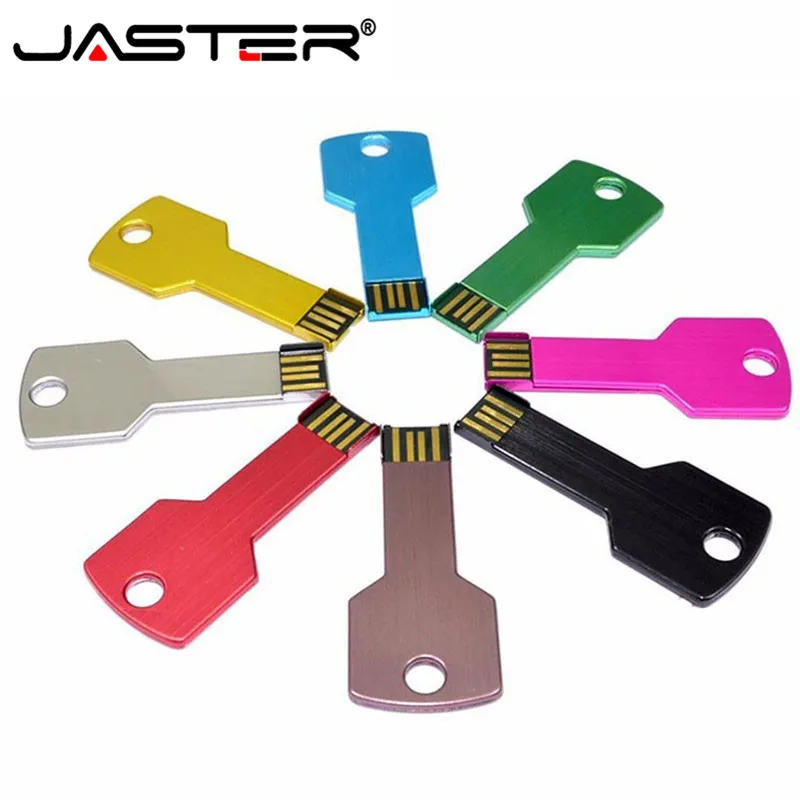 USB флеш накопитель JASTER в форме ключа водонепроницаемый 64/32/16 ГБ|USB флэш-накопители|