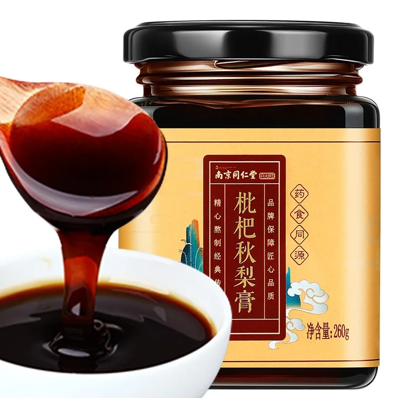 

Nanjing tongrentang yiguang loquat autumn pear cream 260g children autumn pear cream five bottles