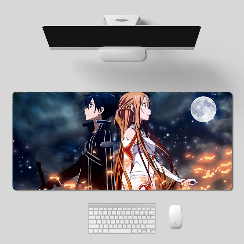 Аниме меч искусство онлайн SAO Клавиатура ноутбука Настольный коврик Офисный
