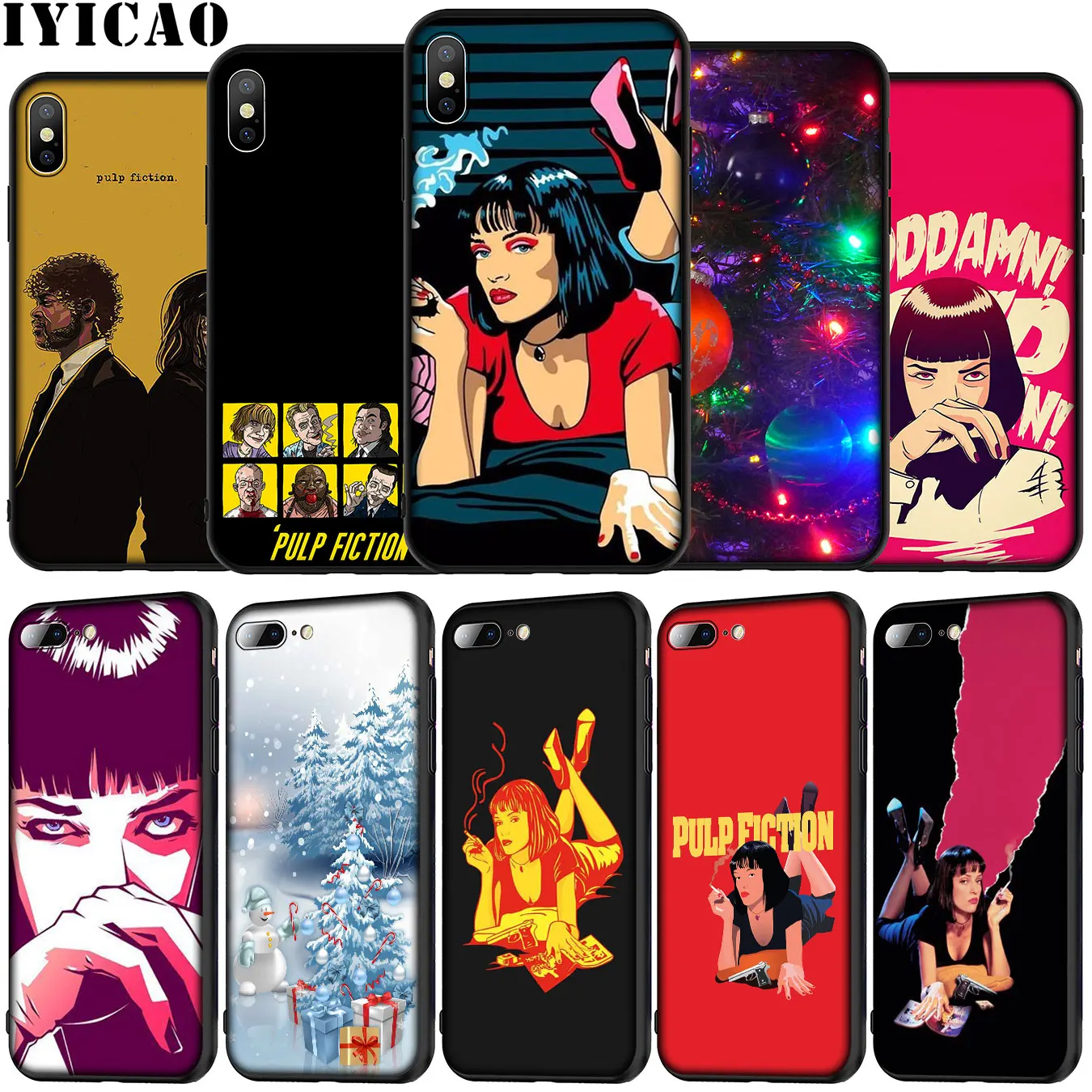 Мягкий силиконовый чехол для iPhone 12 Mini XR X XS 11 Pro Max 5 5S SE 6 6S 7 8 Plus из ТПУ | Мобильные