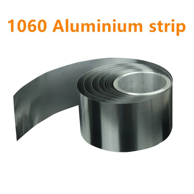 

1060 Aluminum Strip Aluminium Foil Thin Sheet Plate DIY Metal Material Washer Wall Thickness 0.03mm to 1.5mm Aluminum Tape