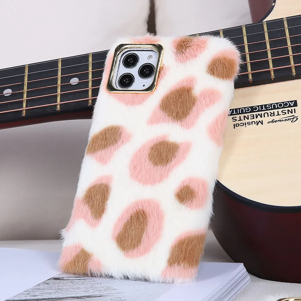 Роскошный леопардовый чехол KISSCASE для телефона Samsung S10 S9 S8 Plus Galaxy Note 8 9 S10e меховая