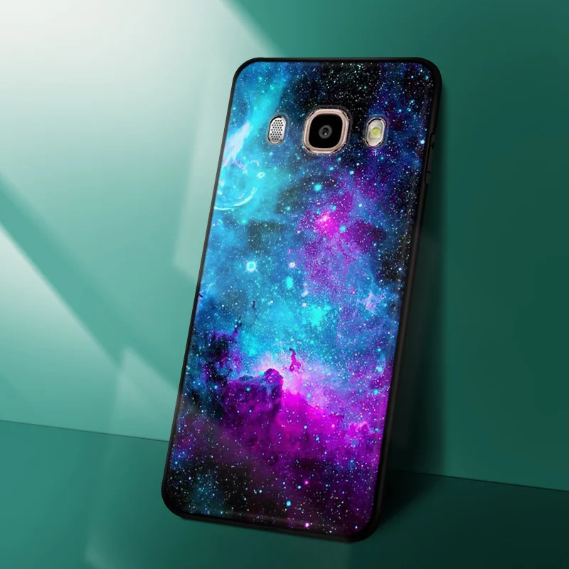 Чехол-накладка для Samsung J7 2016 черный силиконовый матовый ТПУ бампер Galaxy J4 Plus 2018 J6 J1