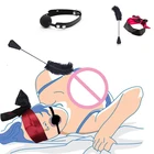 БДСМ повязка на глаза и перо лопатка для шлепки флирт ролевые игры взрослые секс-игрушки для женщин пар Фетиш раб точка G без вибратора