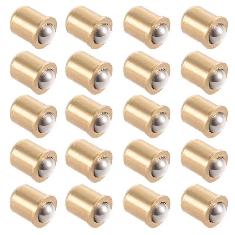 5 мм шаровой Диаметр Латунь гальваническое покрытие двери шкафа мяч защелка