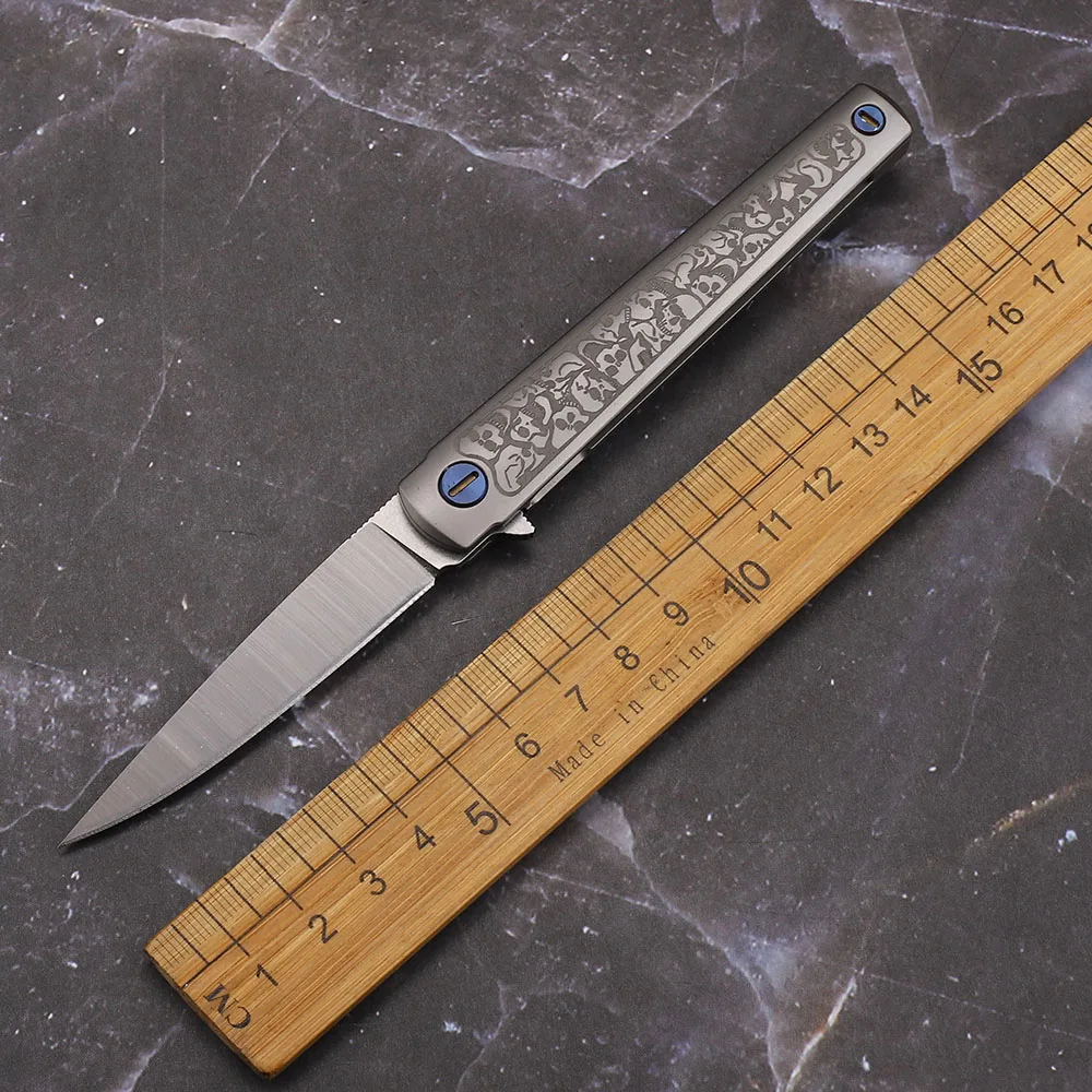 

OEM M390 Blade Front AndBackTC4 TitaniumAlloyTacticalOutdoor Camping Hunting FIshing Pocket Survival Knife