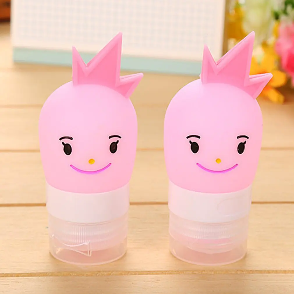 

Prince And Princess Couples Bottled Silicone Lotion Bottle Travel Travel Shampoo Shower Gel Bottle 40Ml