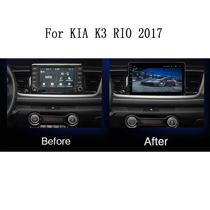 9 дюймов Android 10 навигация Мультимедийная радиосистема для KIA K3 RIO 2017 Автомобильный