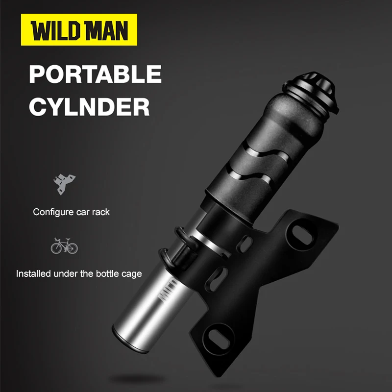 Велосипедный мини-насос WILD MAN ручной насос из алюминиевого сплава для