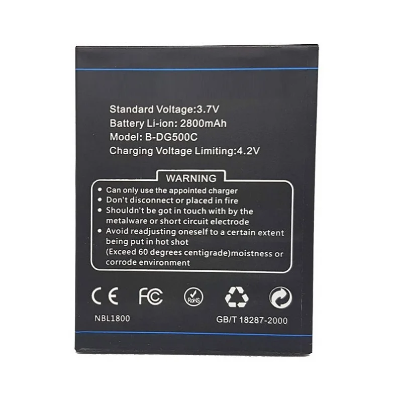2800mAh Аккумулятор Для Doogee (открытие 2) DG500 DG500C B-DG500C батареи | Мобильные телефоны и