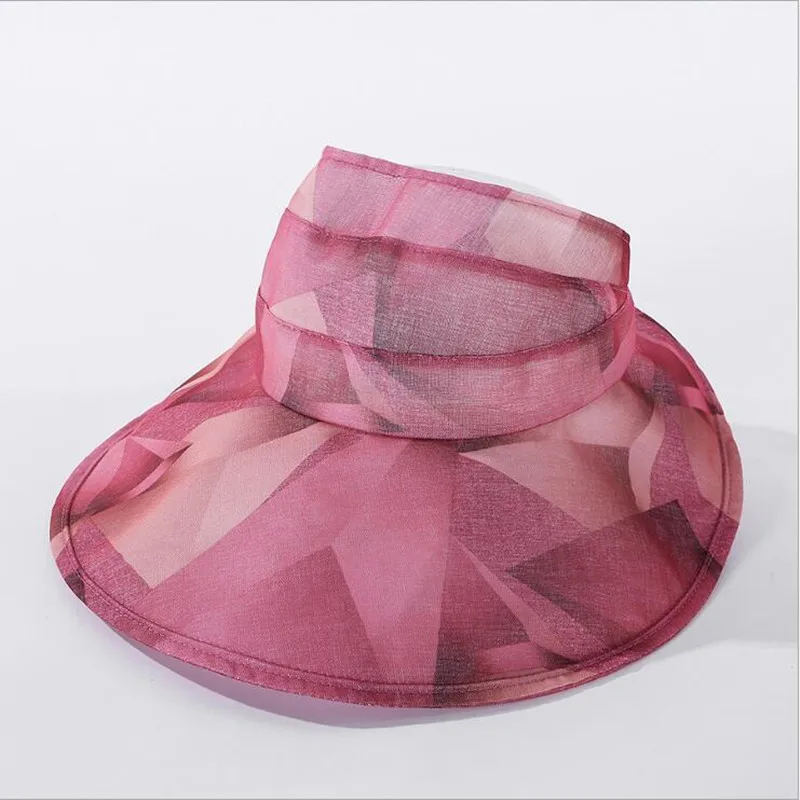 2020 Женская широкополая Летняя Пляжная Пустая Шляпа с широкими полями
