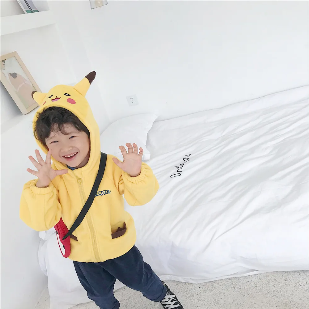 Tonytaobaby/зимняя одежда; новое бархатное пальто с рисунком для маленьких мальчиков и девочек; детская куртка