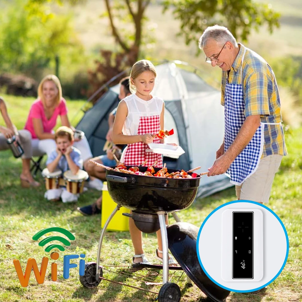 Мини-роутер KuWFI 4G 3G/4G LTE беспроводной Wi-Fi модем портативный Карманный Мобильная