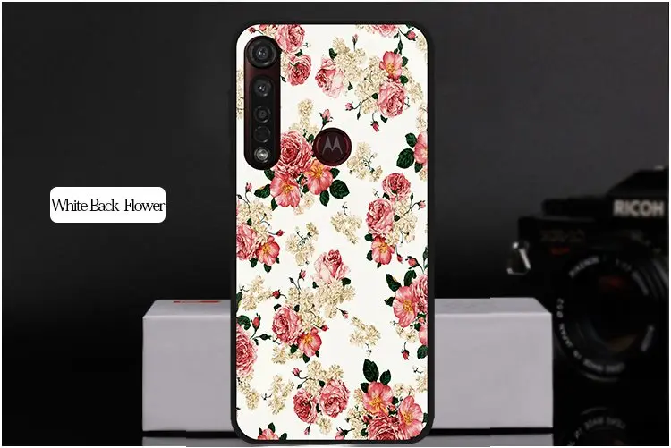 Чехол для Motorola Moto G8 Plus, мягкий матовый чехол с милыми животными и цветочным мрамором для Moto G8 play one macro, силиконовый чехол для телефона s