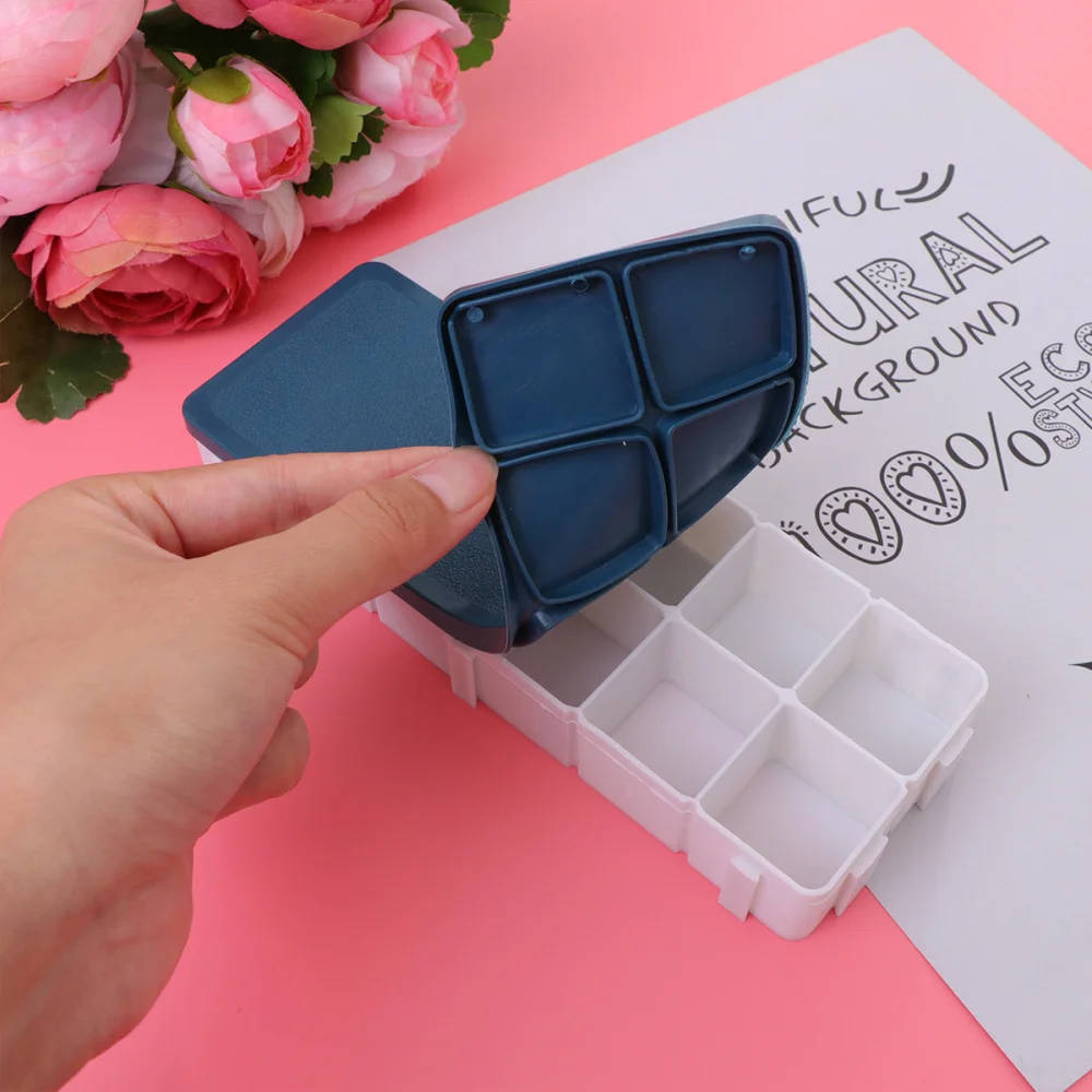 

1Pcs 12 Grids Soft-cover Box Gouache Paint Tray DIY Painting Tool
