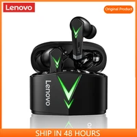 lenovo lp6 wireless headset bluetooth v5 0 game true esports eat chicken extra long life touch in stock