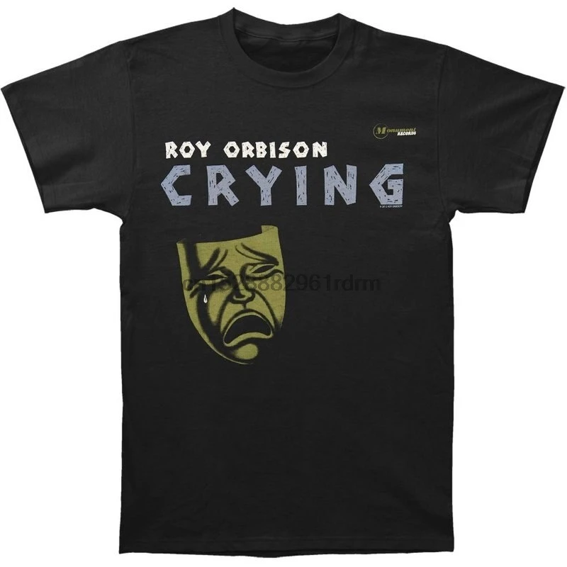 FEA Roy Orbison Мужская плачущая футболка Черная 8498| |
