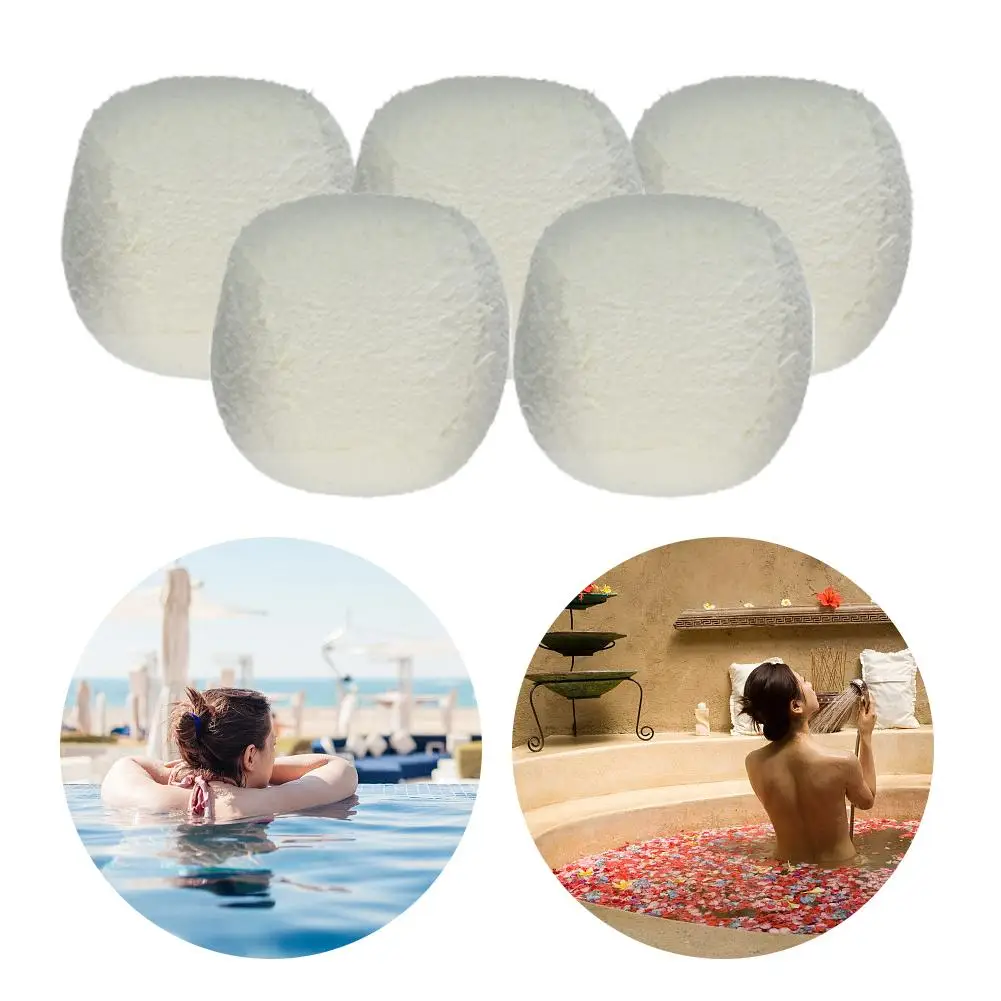

2/5pcs Fiber Scum Ball Pool Spa Scum To Eliminate Reusable Scum Balls Swimming Pool Cleaning Tools Dedicated Filter Scum