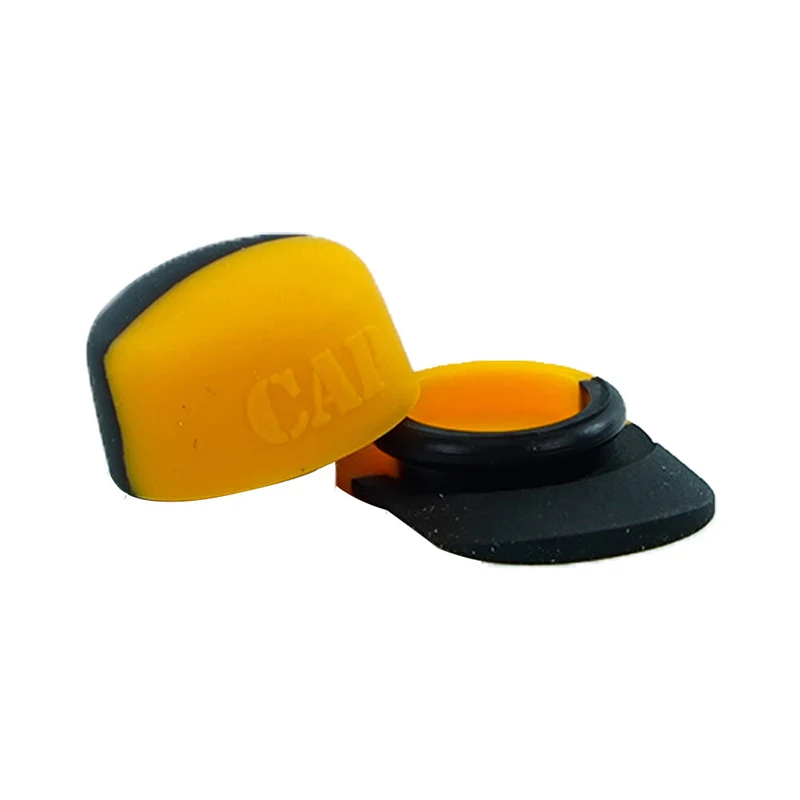 3pcs 3ml Caps Shape Silicone Wax Container Non Stick Storage Tank Oil Dab Jars Portable Jar | Дом и сад