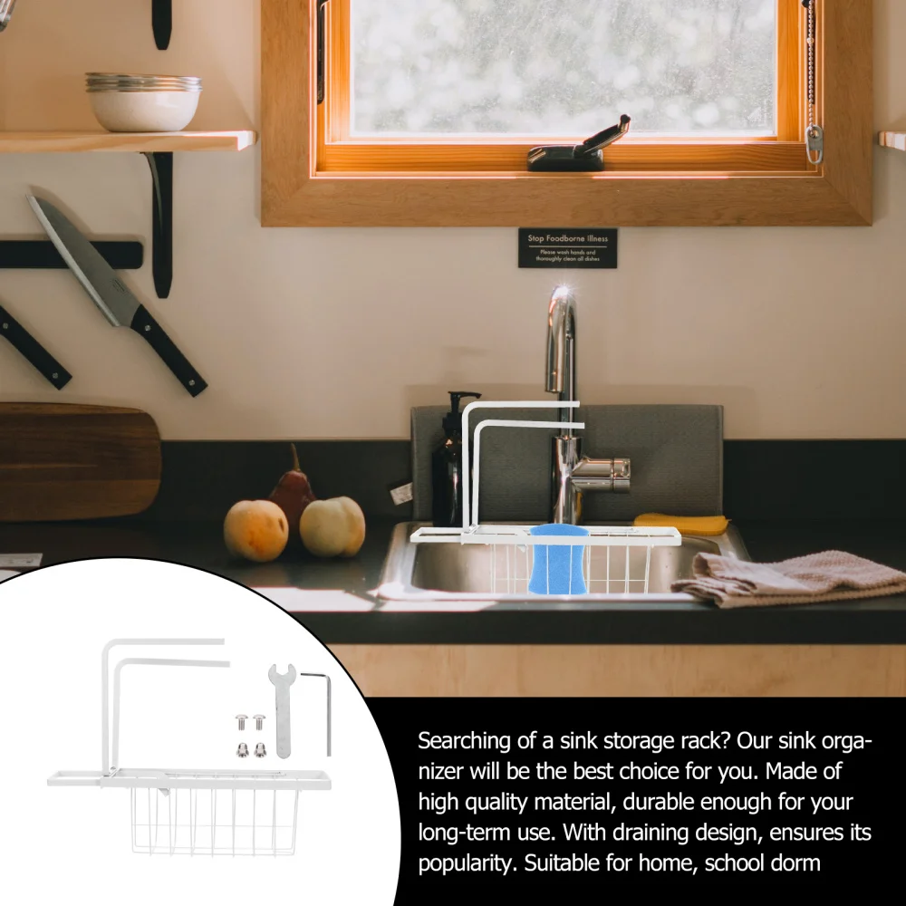

Sink Organizer Holder Practical Storage Rack Multi-functional Storage Rack