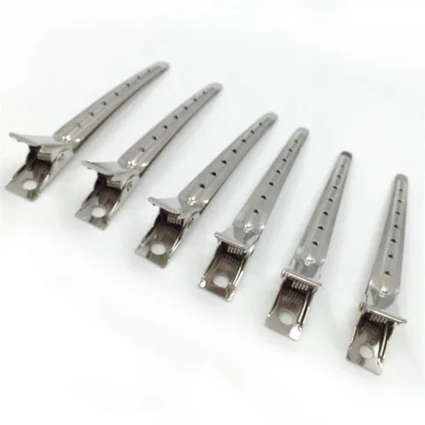 5 шт., зажимы для волос из нержавеющей стали