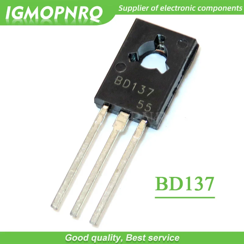 

20PCS Transistor BD137 NPN 1.5A/60V TO-126 transistor New Original Free Shipping