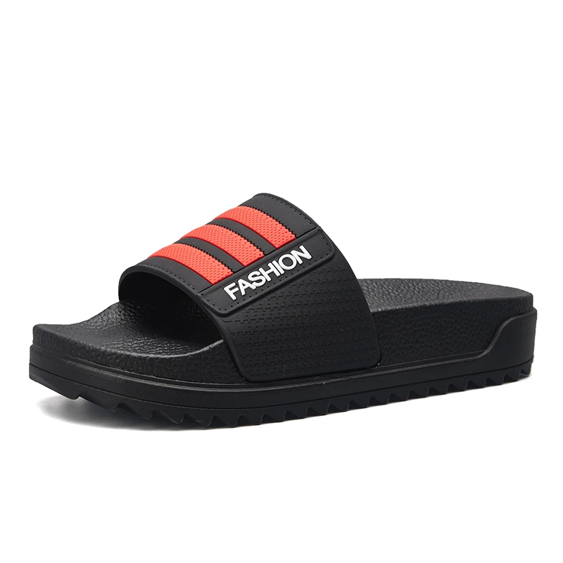 2020Men летние тапочки домашние мягкие дышащие плоские шлепанцы Нескользящие