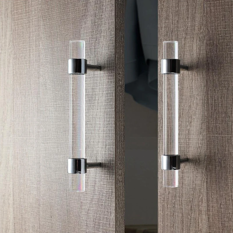 Ручки для ящика в современном стиле ручки из акрила Т образная ручка дверцы