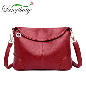 Сумка-мессенджер женская из натуральной кожи, маленькая, Корейская